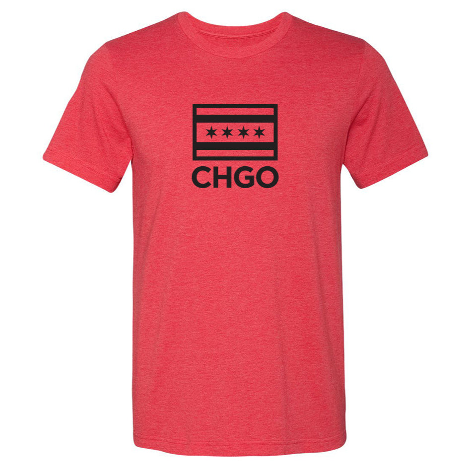 CHGO Flag Stack Basketball Tee