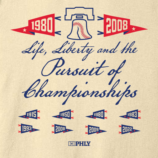 PHLY Pursuit of Championships Tee