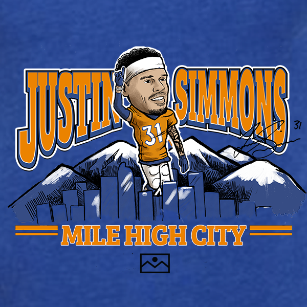 DNVR Officially Licensed Justin Simmons Tee