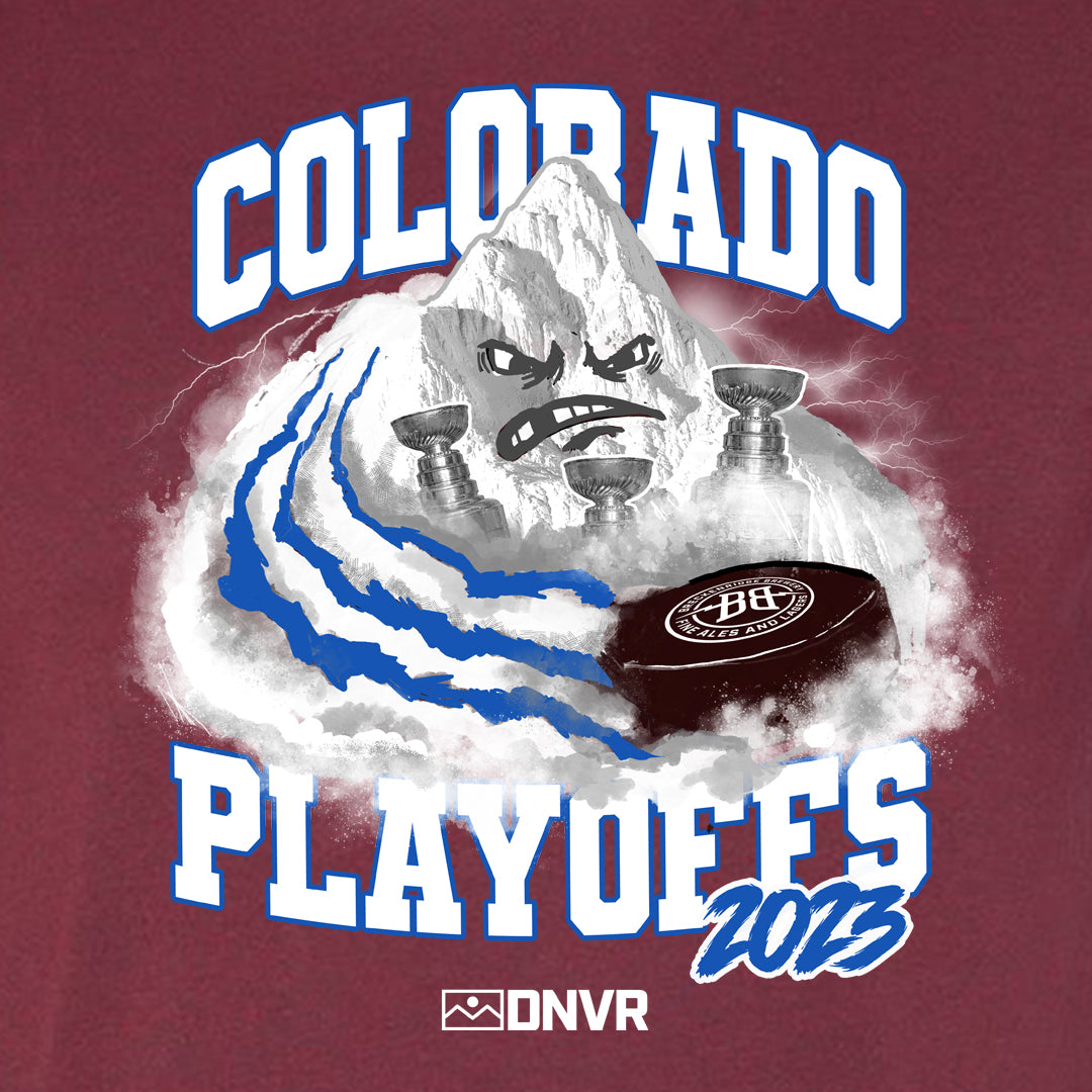 Breck Brew x DNVR 2023 Playoff Hockey Tee