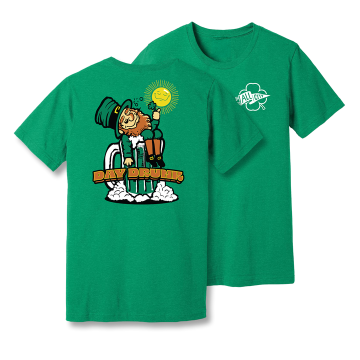 ALLCITY Day Drunk Leprechaun Tee