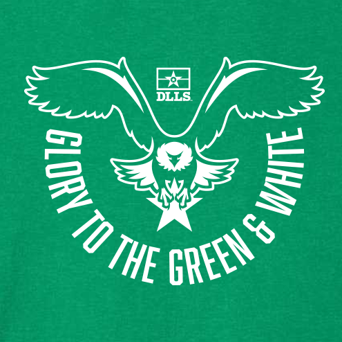 DLLS Glory to the Green and White Tee