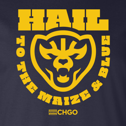 CHGO Hail to the Maize and Blue Tee