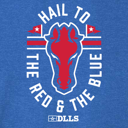 DLLS Hail to the Red and the Blue Tee