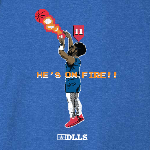 DLLS He's On Fire Tee