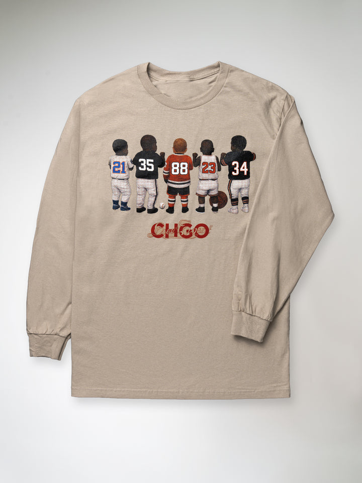 Free Agent x CHGO Icons Long Sleeve Tee