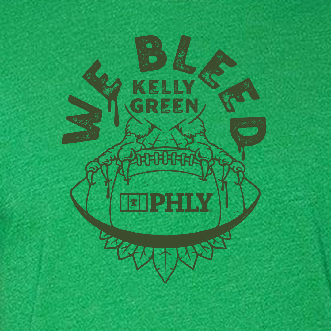 PHLY Bleed Kelly Green Tee