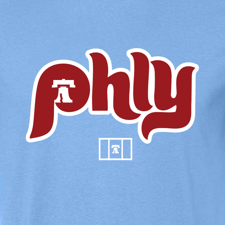 PHLY Baseball Font Tee