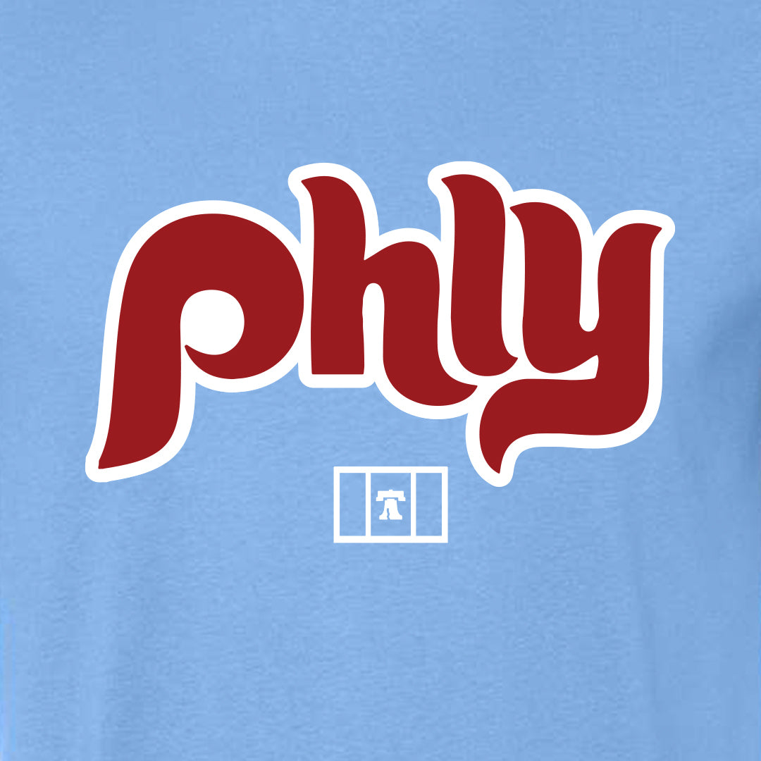 PHLY Baseball Font Tee