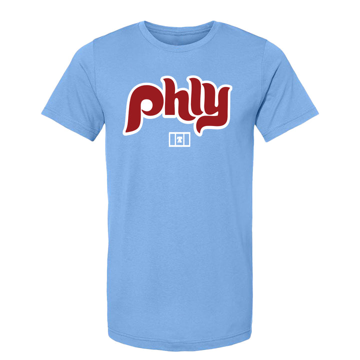 PHLY Baseball Font Tee