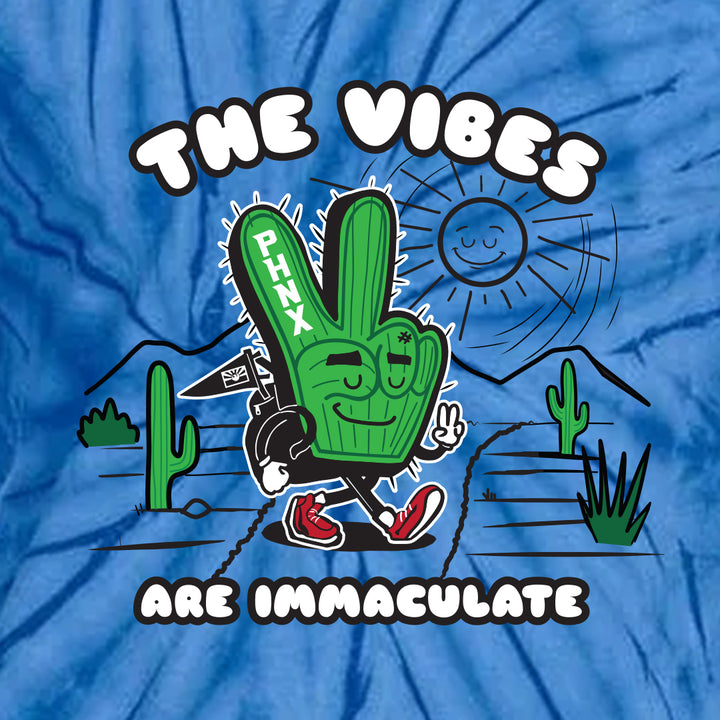 PHNX The Vibes Are Immaculate Tie Dye Tee