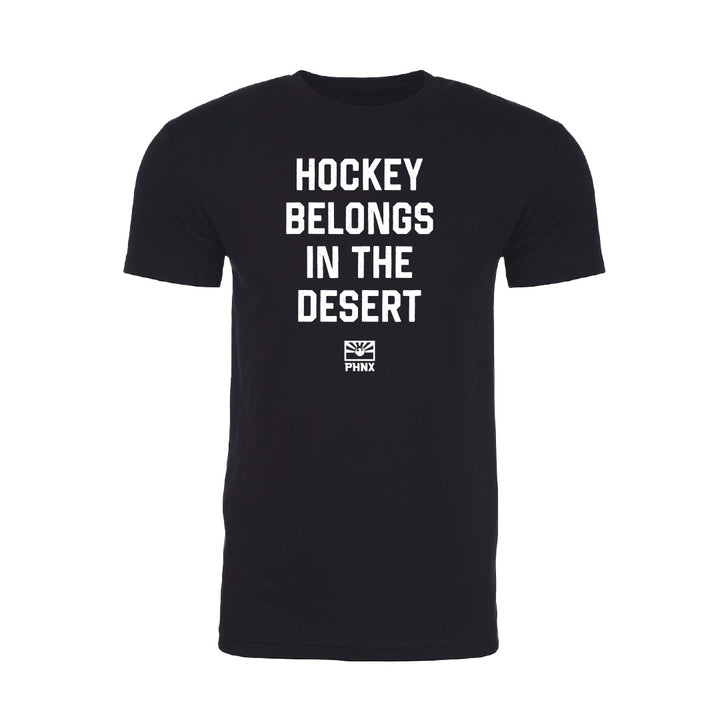 PHNX Hockey Belongs In The Desert Tee