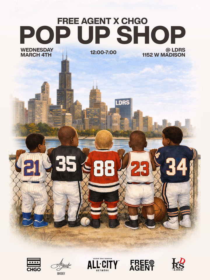 Free Agent x CHGO Logo Tee