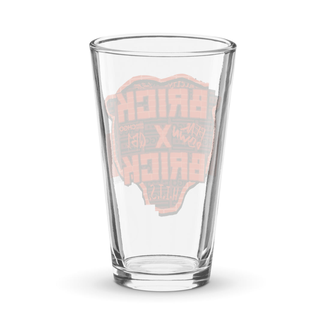 CHGO Brick x Brick Pint Glass