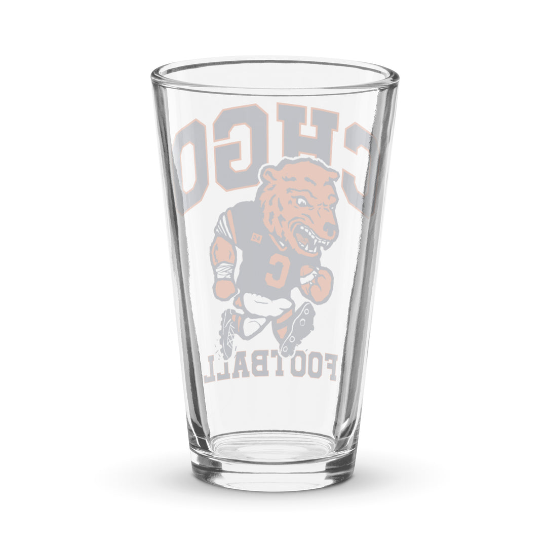 CHGO Football Pint Glass