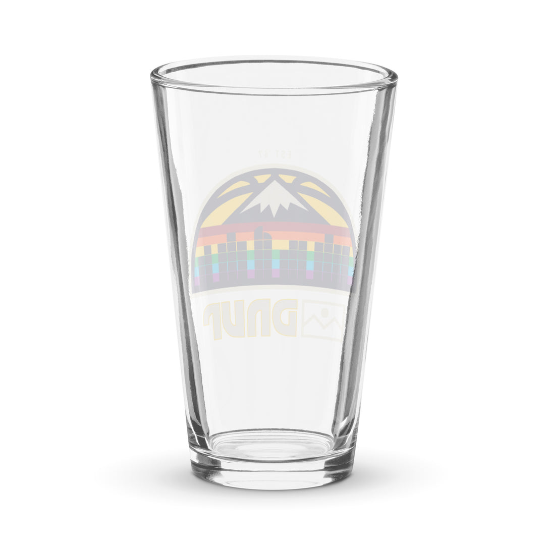 DNVR Nuggets Mile High City Pint Glass