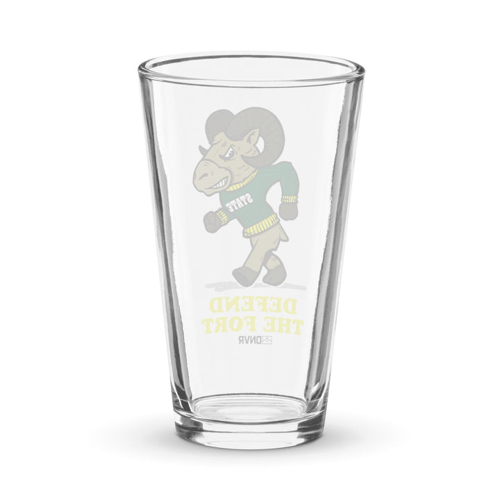 DNVR Defend the Fort Pint Glass