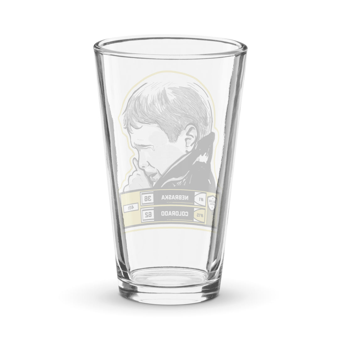 DNVR Crying Nebraska Kid Pint Glass