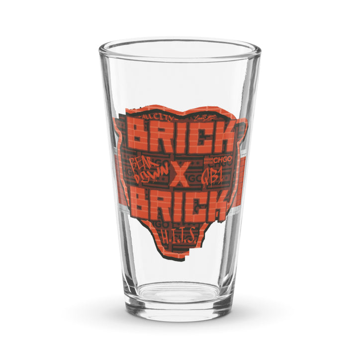 CHGO Brick x Brick Pint Glass