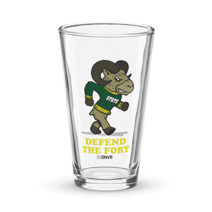 DNVR Defend the Fort Pint Glass