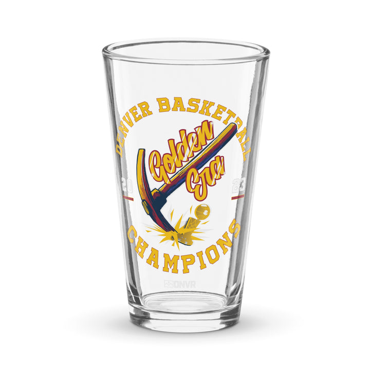 DNVR 2023 Golden Era Championship Basketball Pint Glass