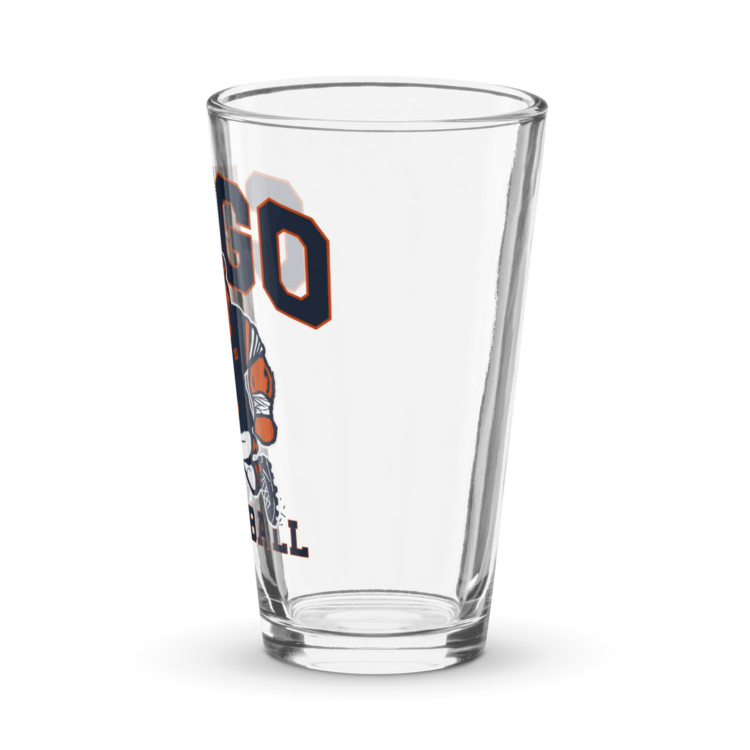 CHGO Football Pint Glass