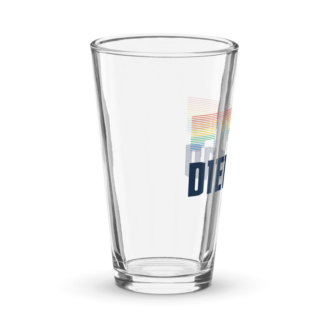 DNVR Diehard Rainbow Pint Glass